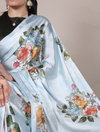 Ynf7004 Satin Silk With Floral Printed Saree Wholesale Market In Surat With Price